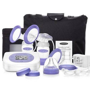 Lansinoh Smartpump 2.0 Double Electric Breast Pump Deluxe with Tote BRAND NEW